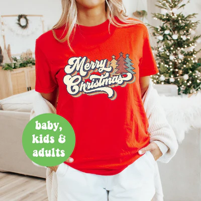 *MORE COLOURS AVAILABLE* Merry Christmas T-Shirt