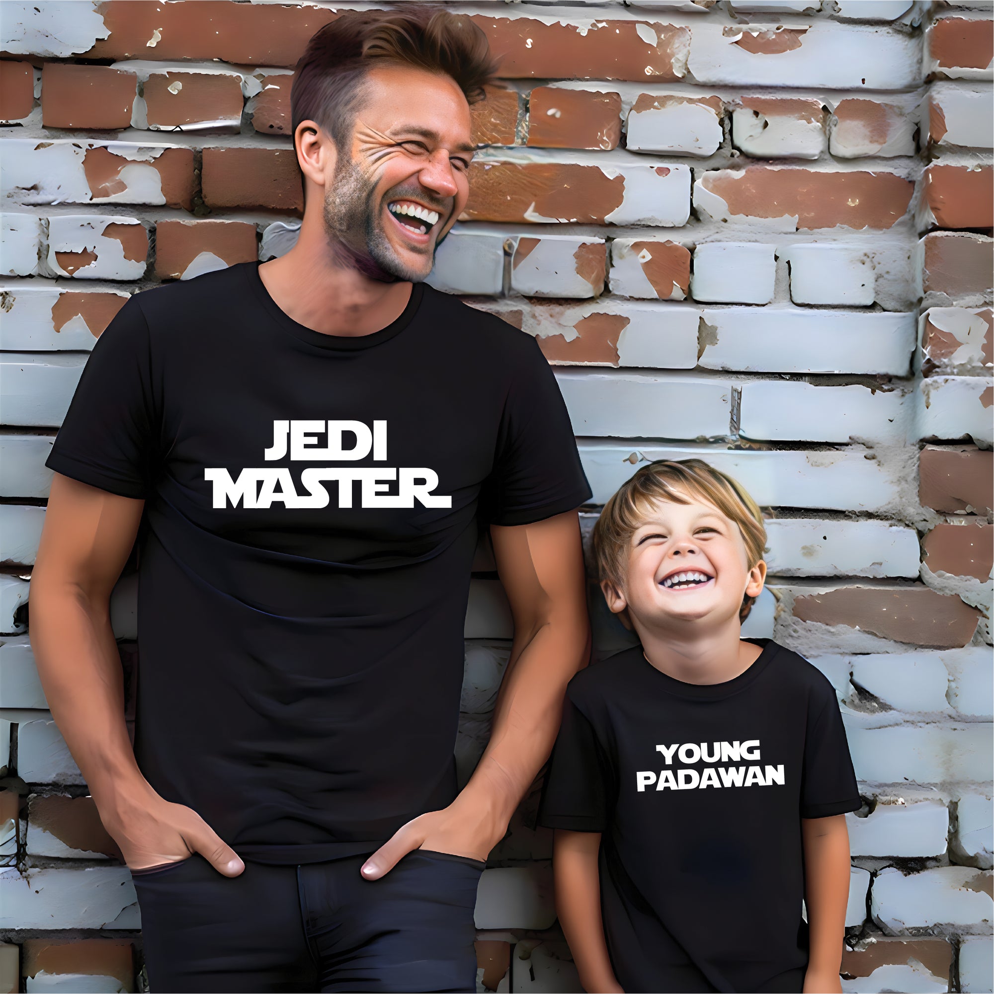 Jedi Master & Matching Young Padawan (Choose your colour, size & style)