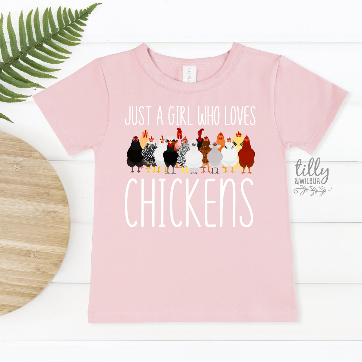 Just A Girl Who Loves Chickens Shirt | Chicken Lover T-Shirt