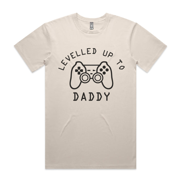 Levelled Up To Daddy T-Shirt – Gamer Pregnancy Announcement