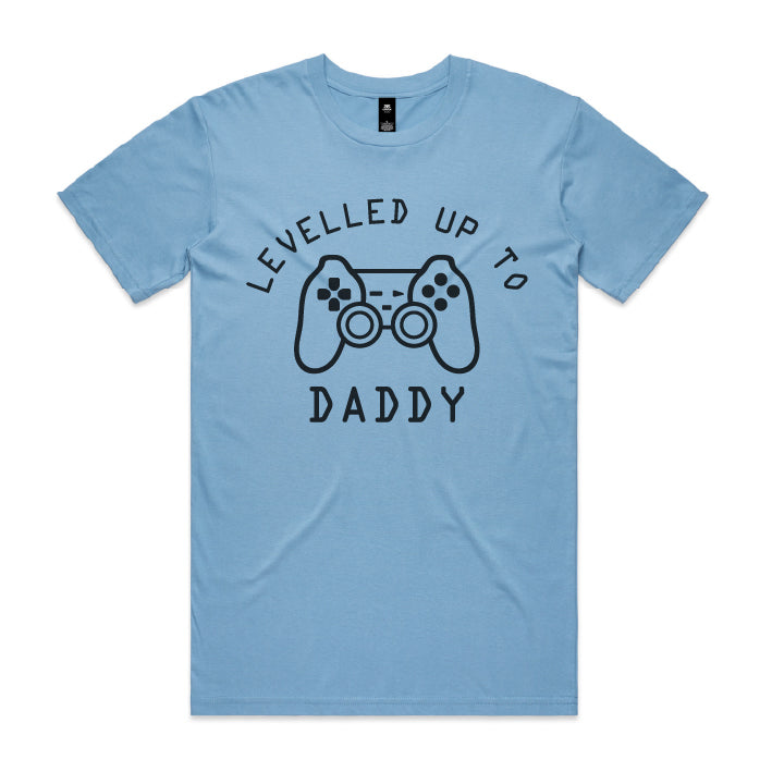 Levelled Up To Daddy T-Shirt – Gamer Pregnancy Announcement