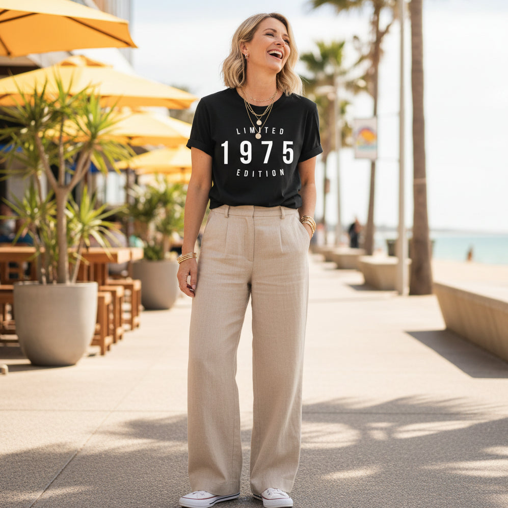Personalised Limited Edition Birthday T-Shirt – Any Year Tee