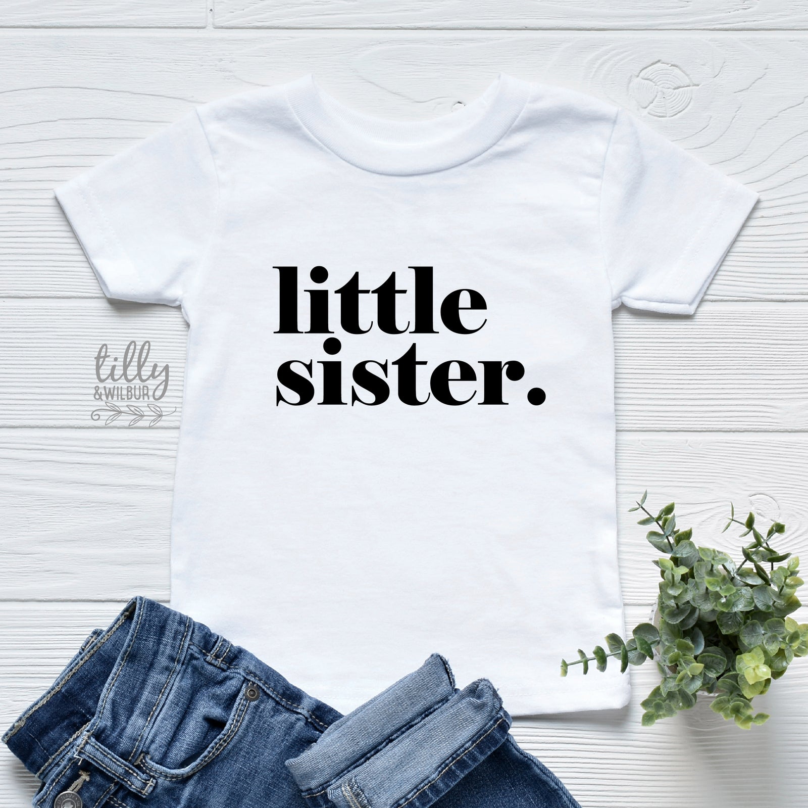 Little Sister Shirt | Matching Sibling Outfit | Baby Bodysuit | All Sizes & Colours