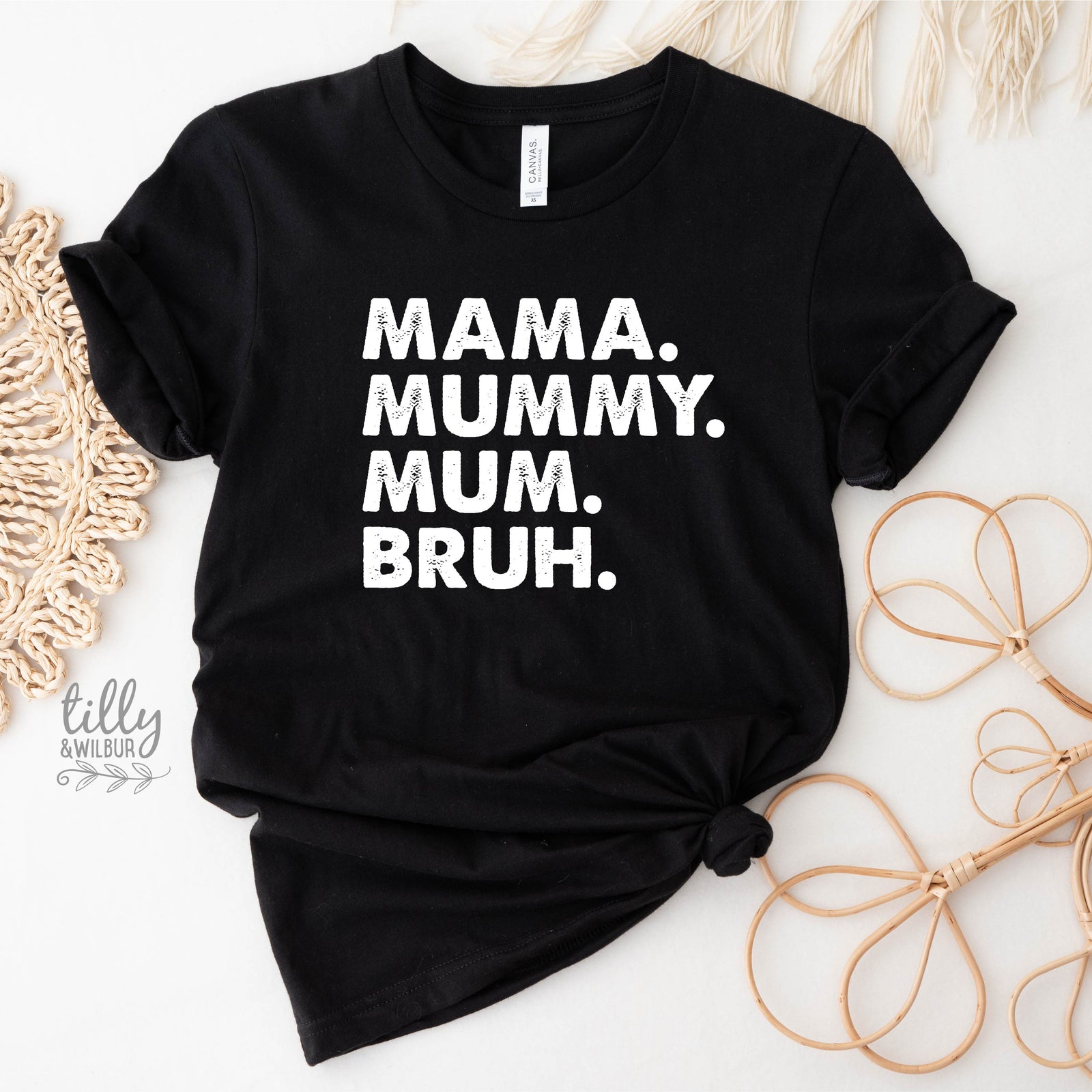 Mama Mummy Mum Bruh Shirt | Funny Mum Life Tee | Boy Mum T-Shirt Australia