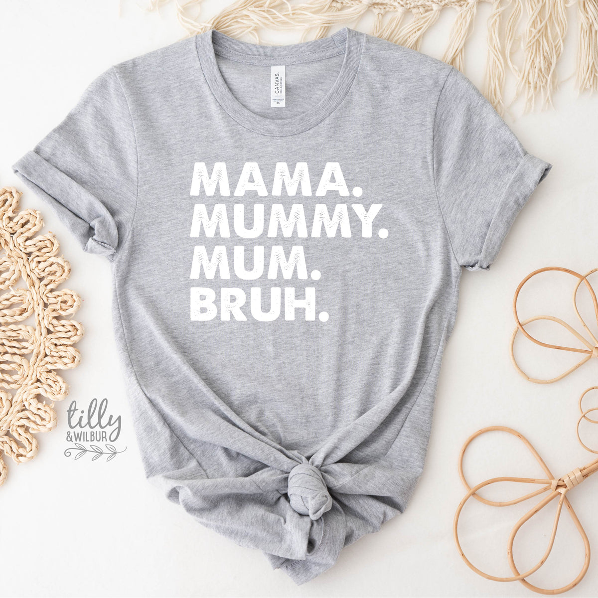 Mama Mummy Mum Bruh Shirt | Funny Mum Life Tee | Boy Mum T-Shirt Australia