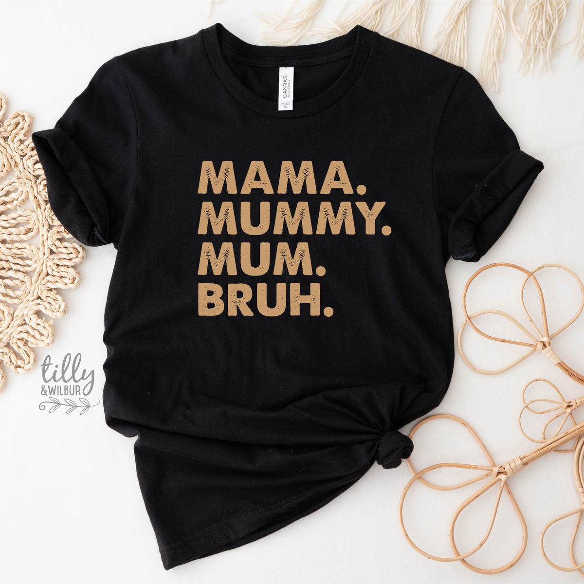 Mama Mummy Mum Bruh Shirt | Funny Mum Life Tee | Boy Mum T-Shirt Australia