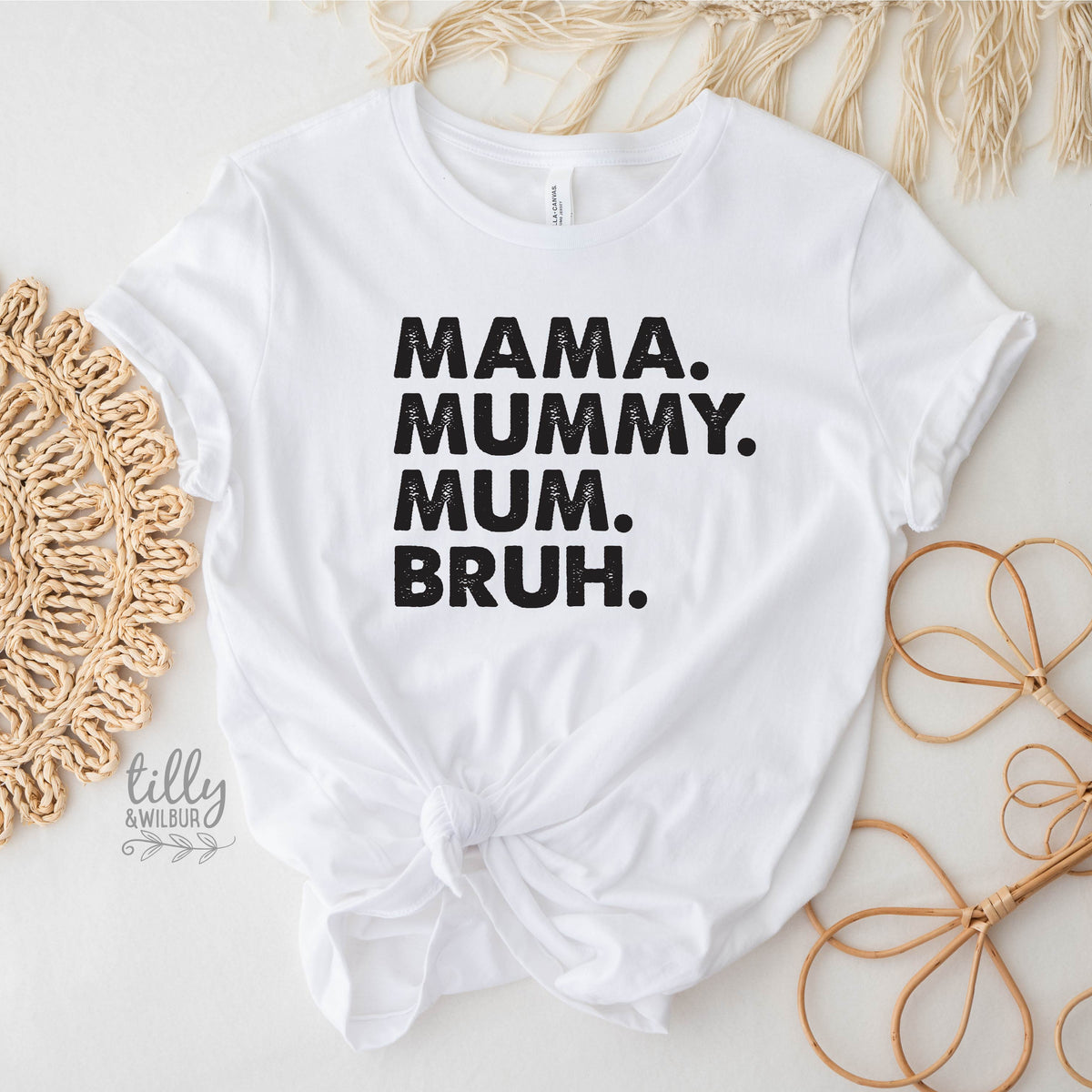 Mama Mummy Mum Bruh Shirt | Funny Mum Life Tee | Boy Mum T-Shirt Australia