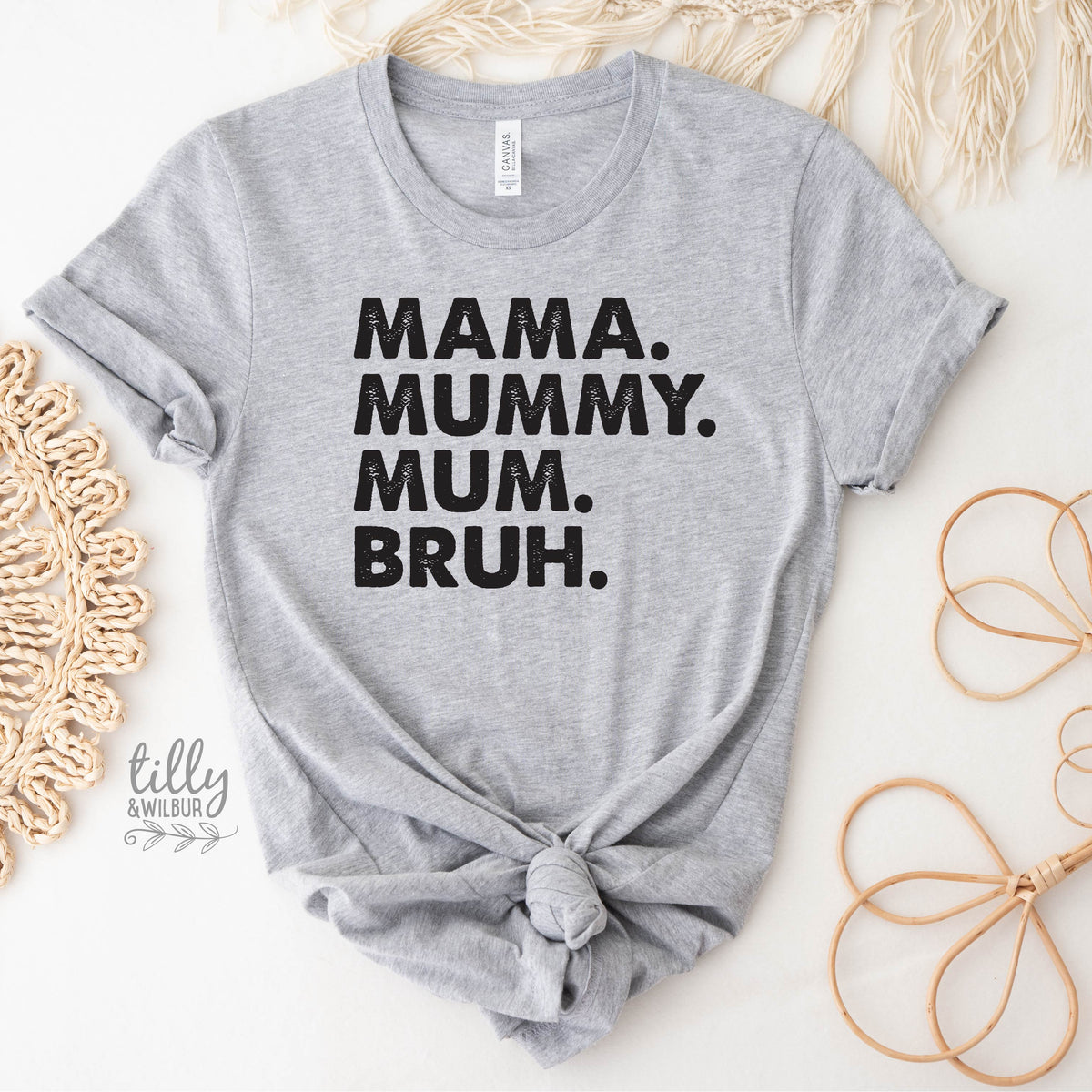 Mama Mummy Mum Bruh Shirt | Funny Mum Life Tee | Boy Mum T-Shirt Australia