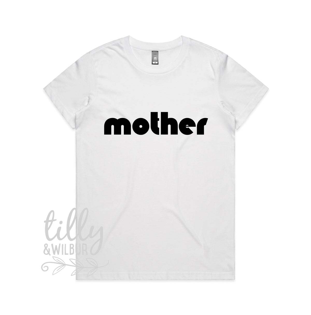 Retro Mother Shirt | 70s Vintage Mum T-Shirt | Minimalist Mumwear | All Colours & Sizes