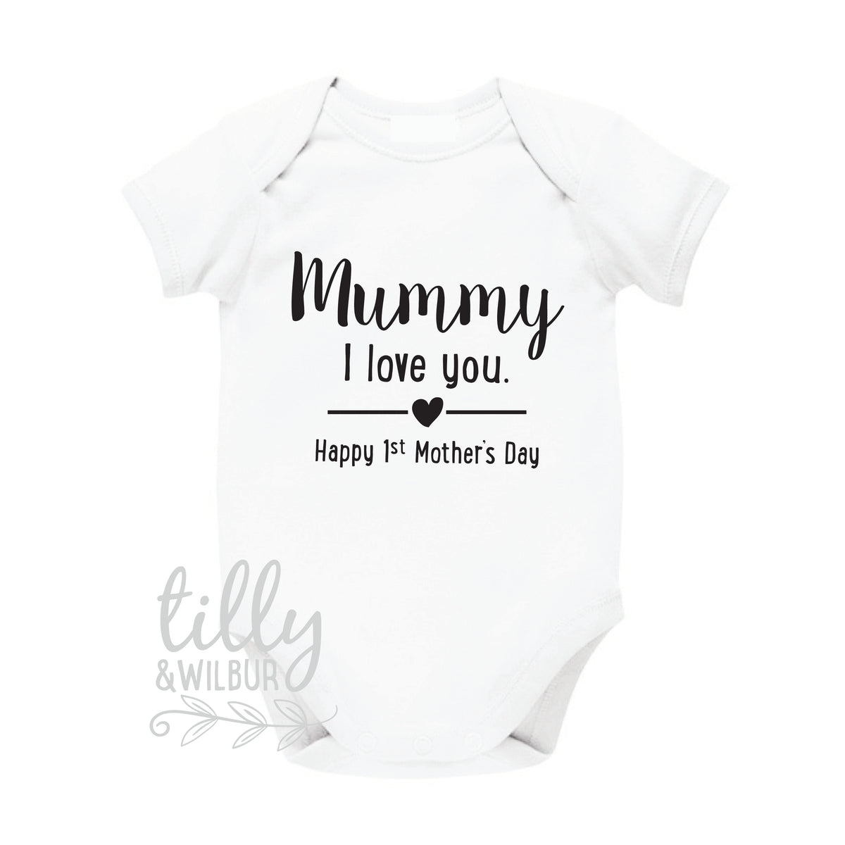 First Mother’s Day Baby Bodysuit | Mummy I Love You Outfit | New Mum Gift | Baby Shower Gift