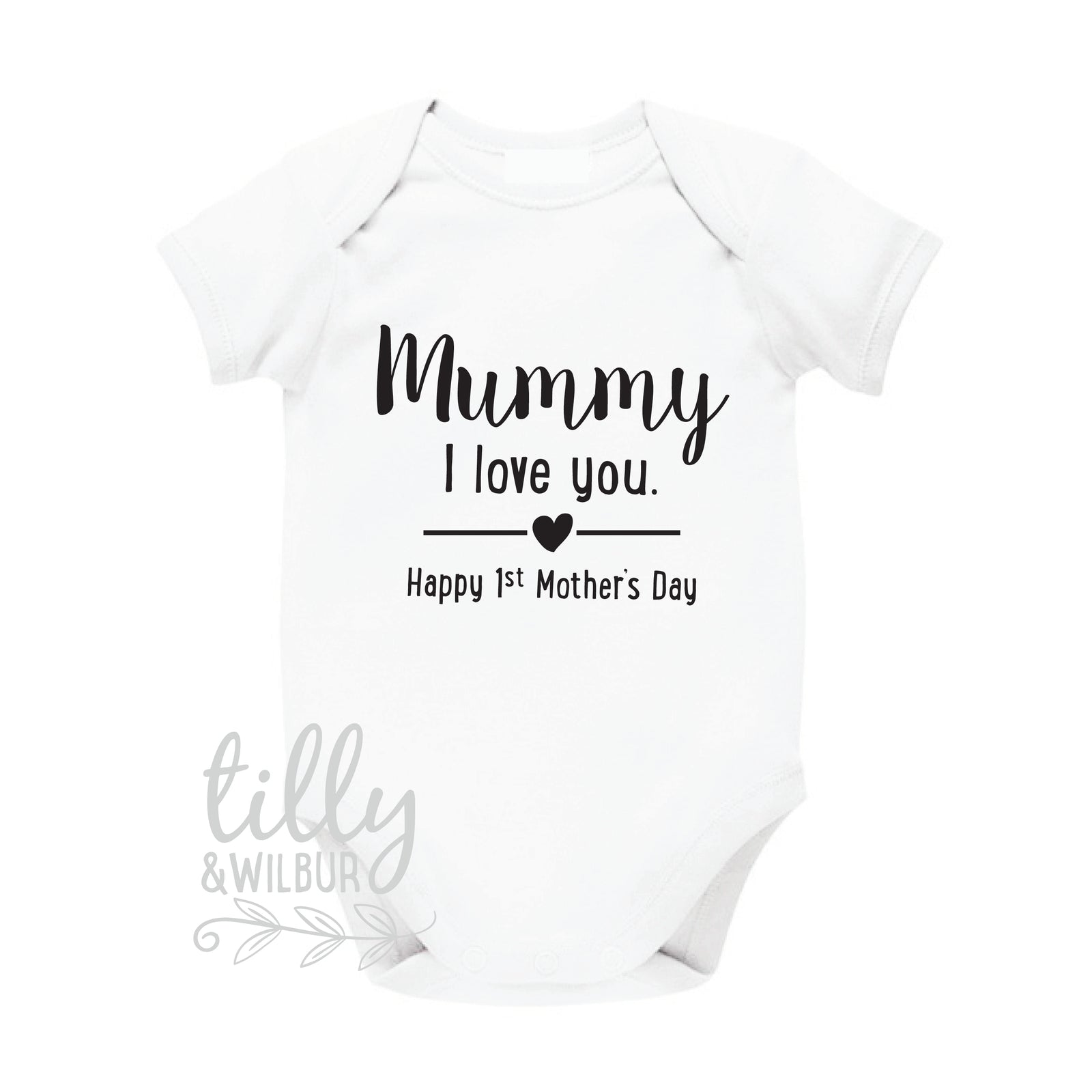 First Mother’s Day Baby Bodysuit | Mummy I Love You Outfit | New Mum Gift | Baby Shower Gift