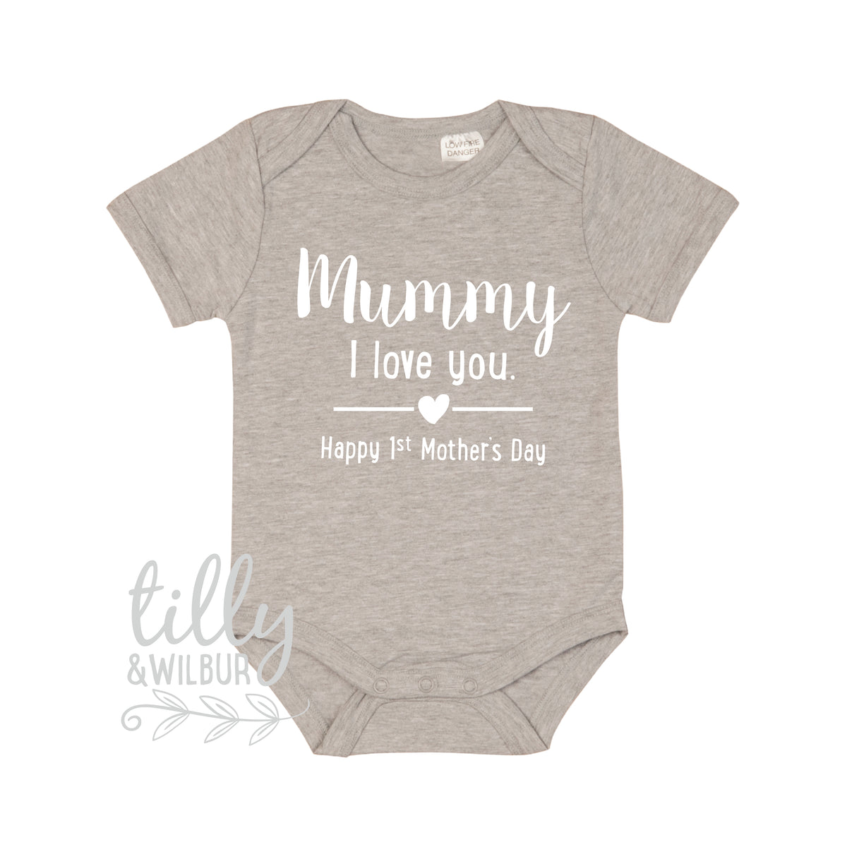 First Mother’s Day Baby Bodysuit | Mummy I Love You Outfit | New Mum Gift | Baby Shower Gift