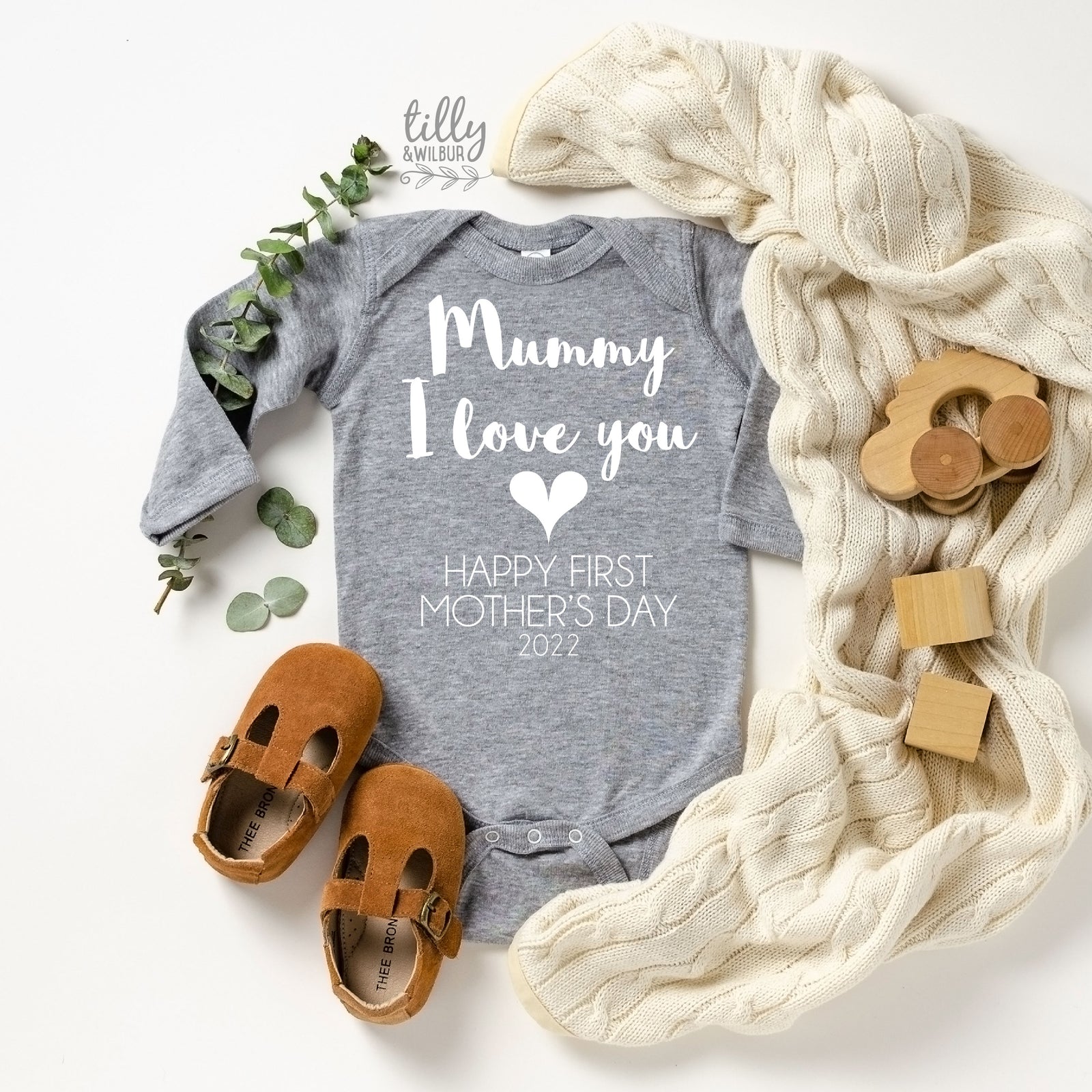 First Mother’s Day Baby Bodysuit | Mummy I Love You Outfit | New Mum Gift | Baby Shower Gift