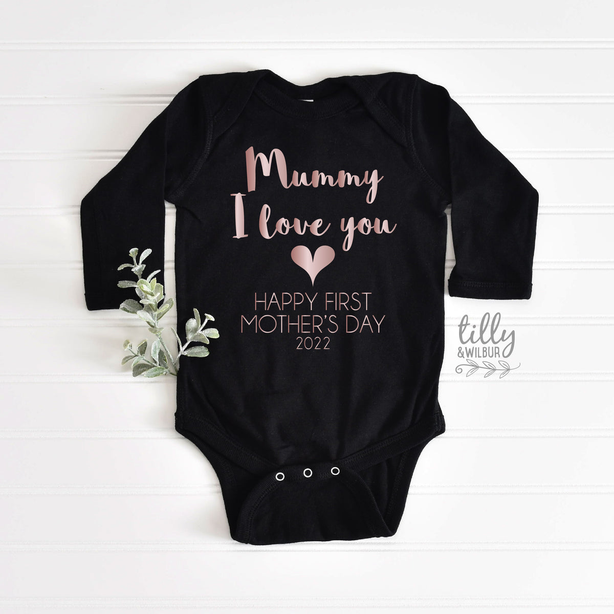 First Mother’s Day Baby Bodysuit | Mummy I Love You Outfit | New Mum Gift | Baby Shower Gift