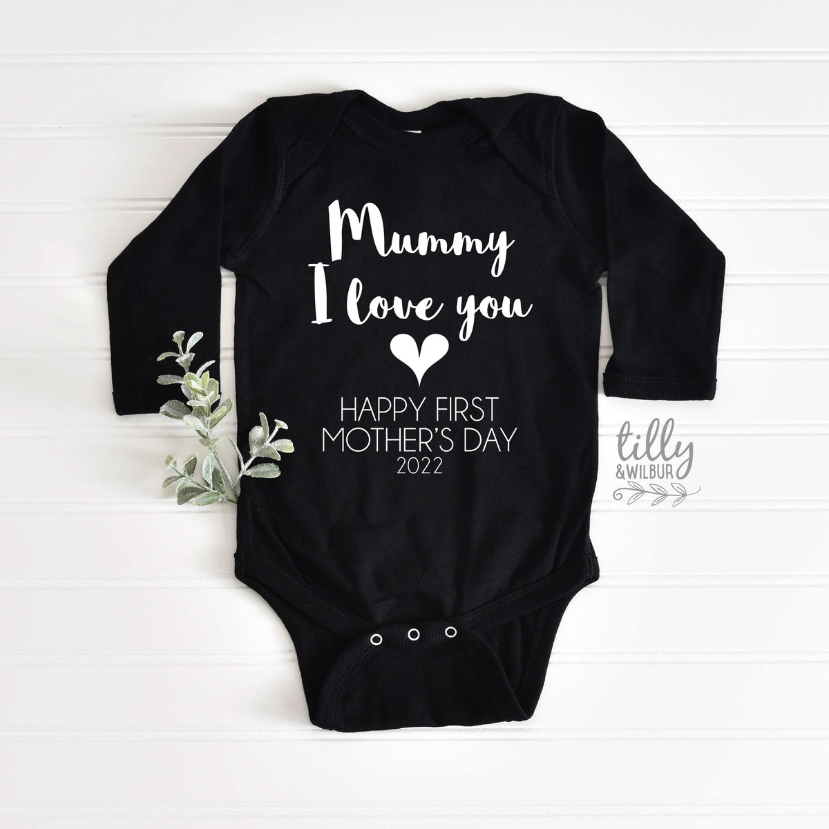 First Mother’s Day Baby Bodysuit | Mummy I Love You Outfit | New Mum Gift | Baby Shower Gift