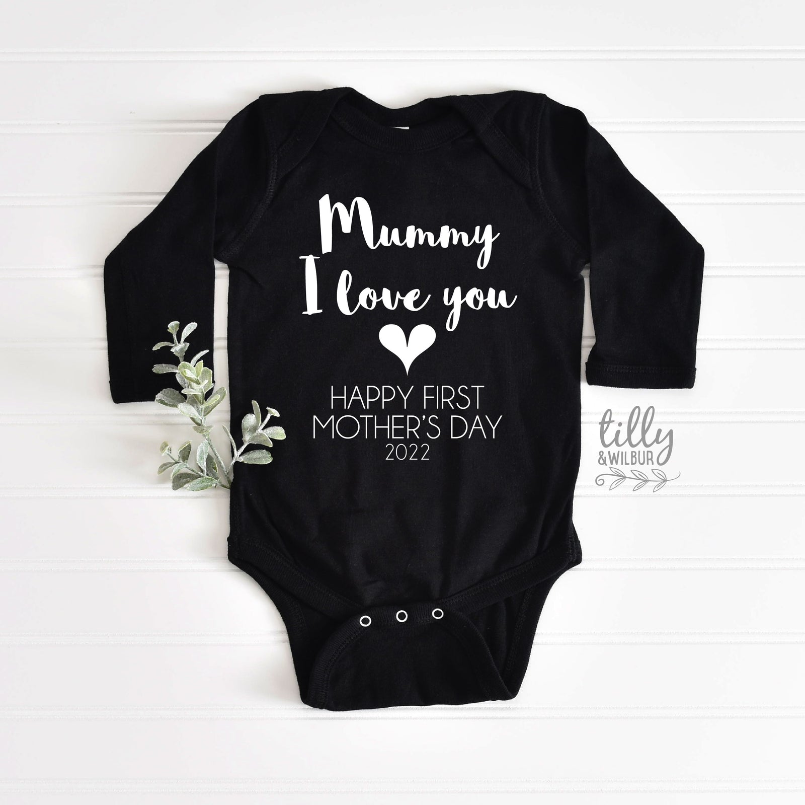 First Mother’s Day Baby Bodysuit | Mummy I Love You Outfit | New Mum Gift | Baby Shower Gift