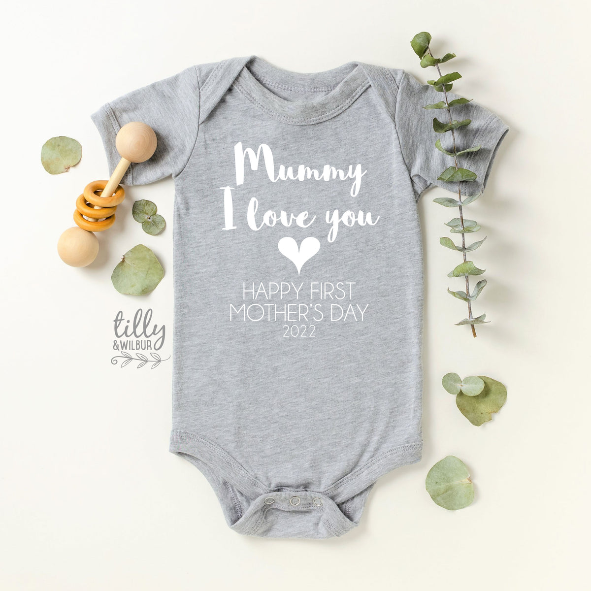 First Mother’s Day Baby Bodysuit | Mummy I Love You Outfit | New Mum Gift | Baby Shower Gift