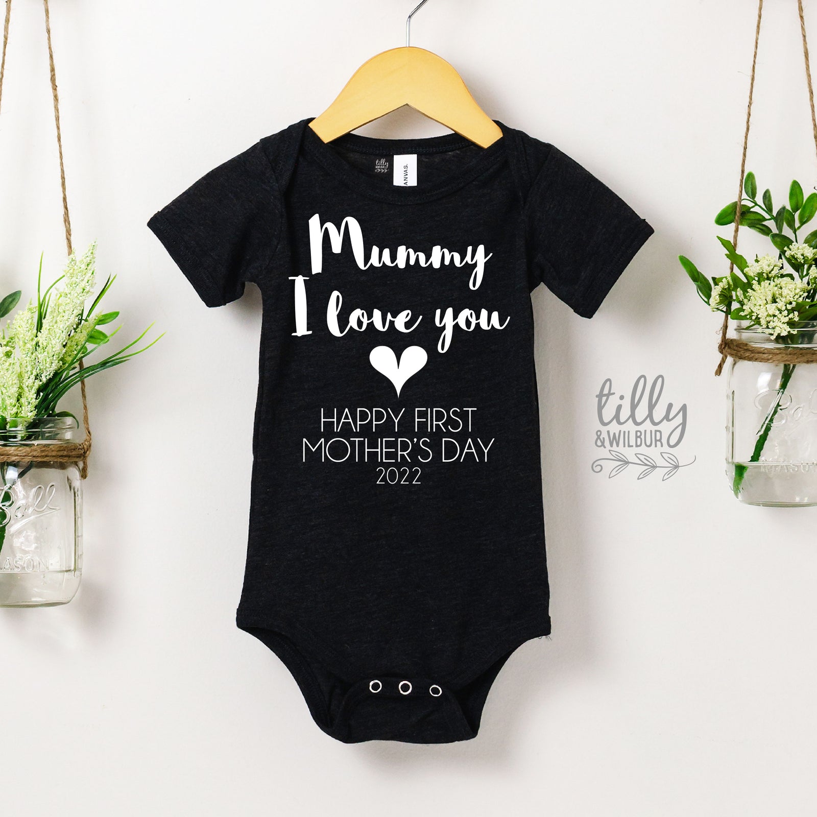 First Mother’s Day Baby Bodysuit | Mummy I Love You Outfit | New Mum Gift | Baby Shower Gift