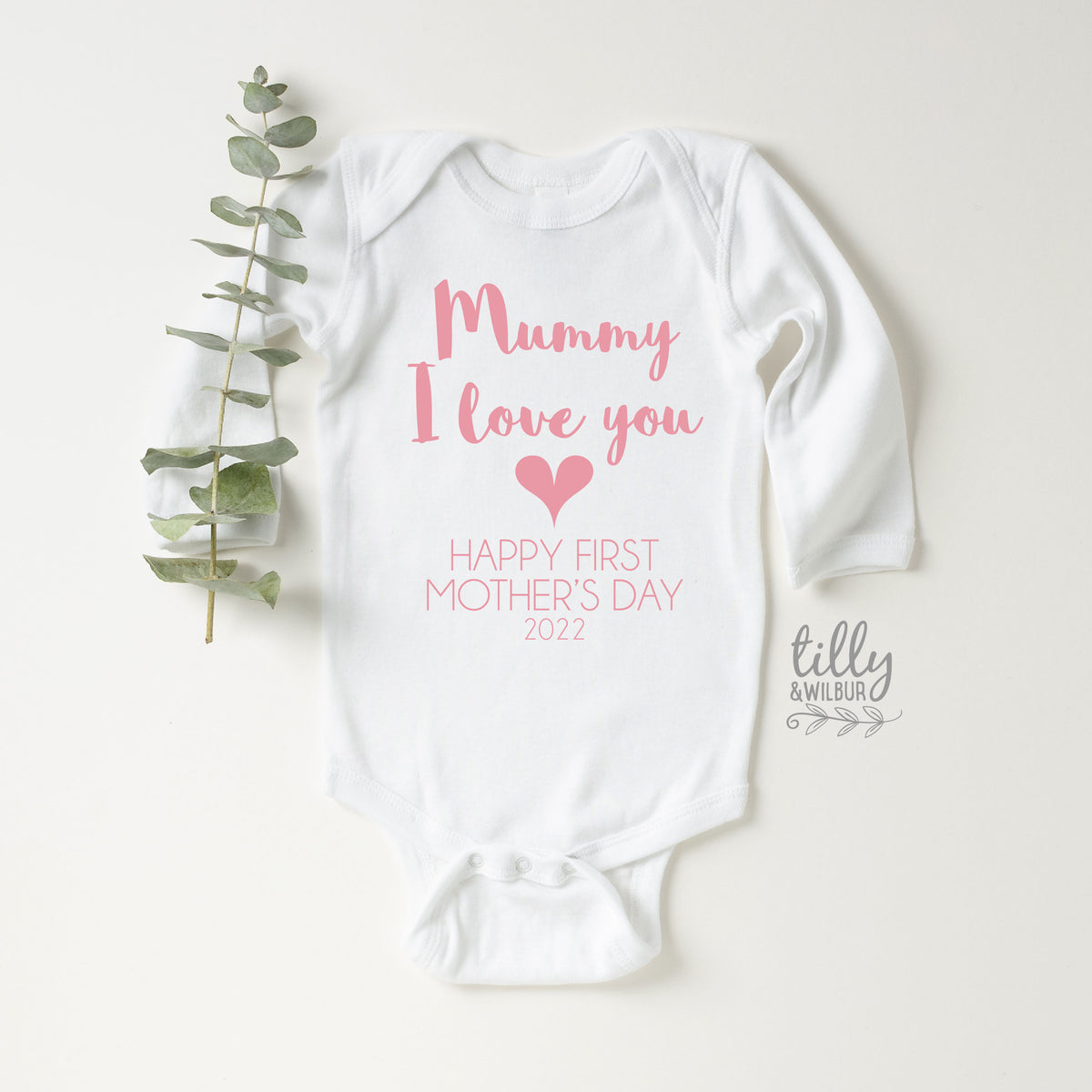 First Mother’s Day Baby Bodysuit | Mummy I Love You Outfit | New Mum Gift | Baby Shower Gift