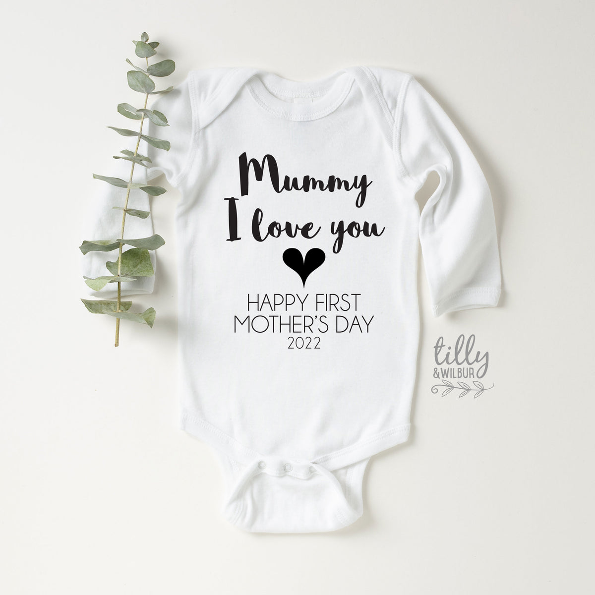 First Mother’s Day Baby Bodysuit | Mummy I Love You Outfit | New Mum Gift | Baby Shower Gift