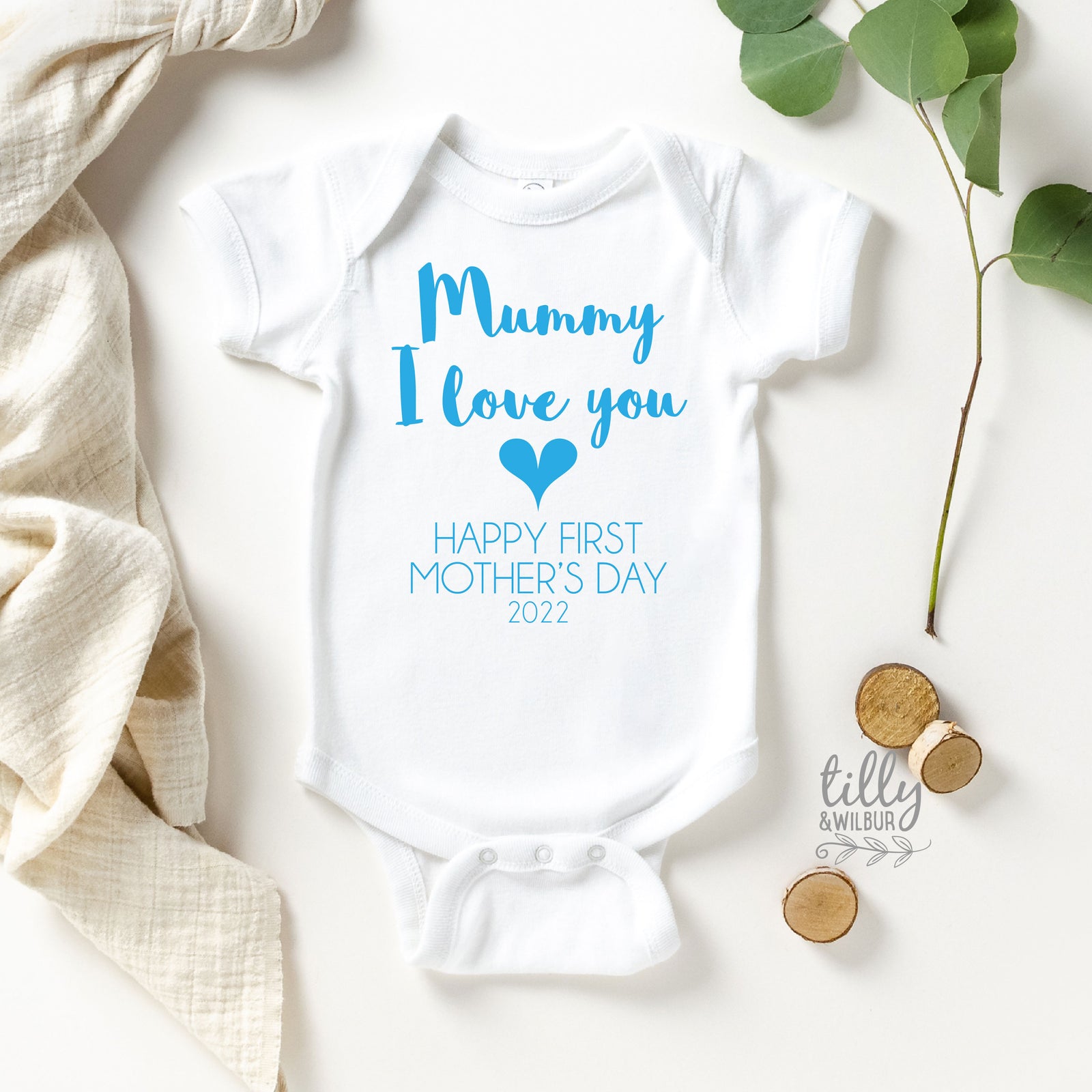 First Mother’s Day Baby Bodysuit | Mummy I Love You Outfit | New Mum Gift | Baby Shower Gift