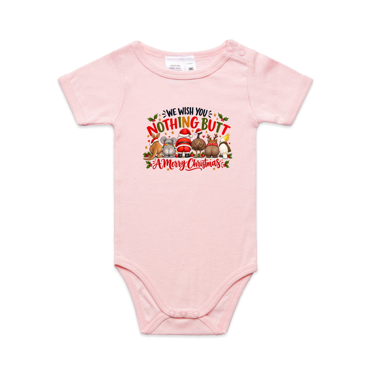 Nothing Butt A Merry Christmas Australian Animals T-Shirt
