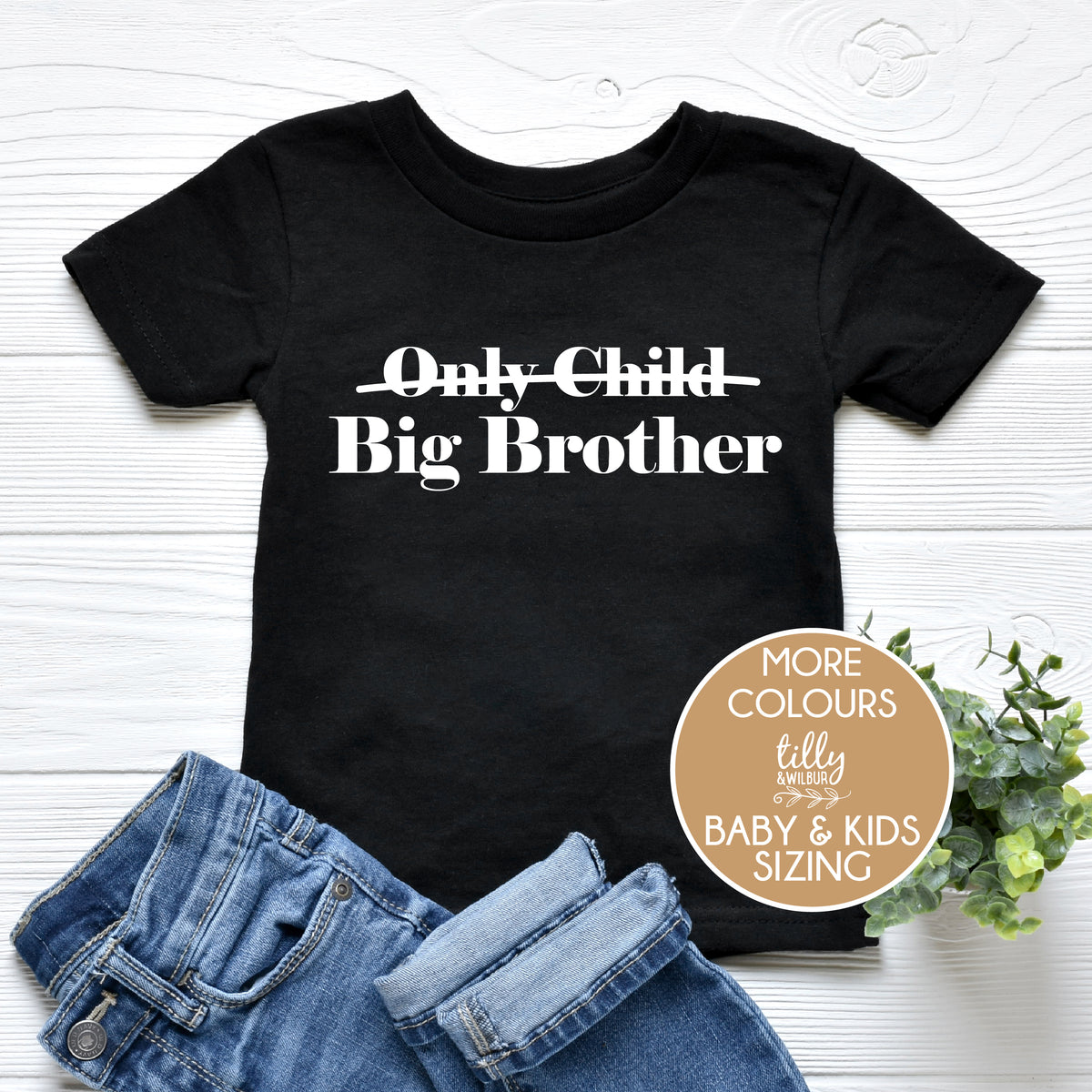 Big Brother Shirt Australia – Only Child Promotion Tee