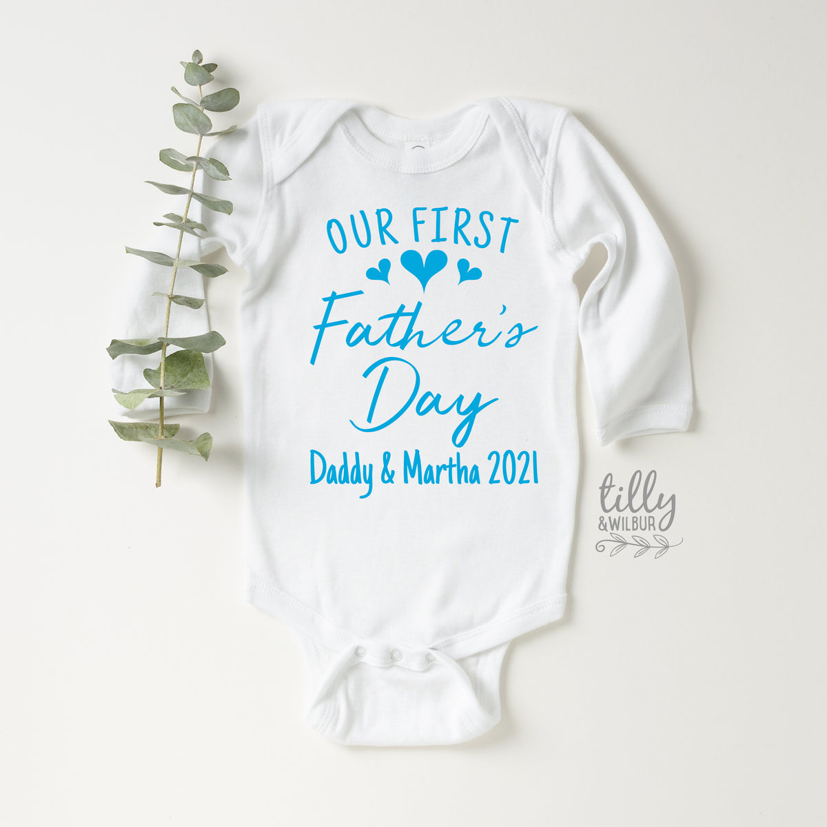 Our First Father's Day Bodysuit – Personalised Baby Gift