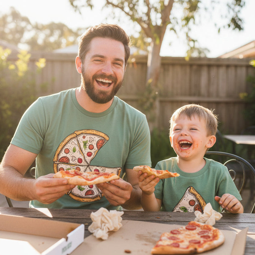 Pizza Shirt Australia – Pizza Graphic Dad T Shirt