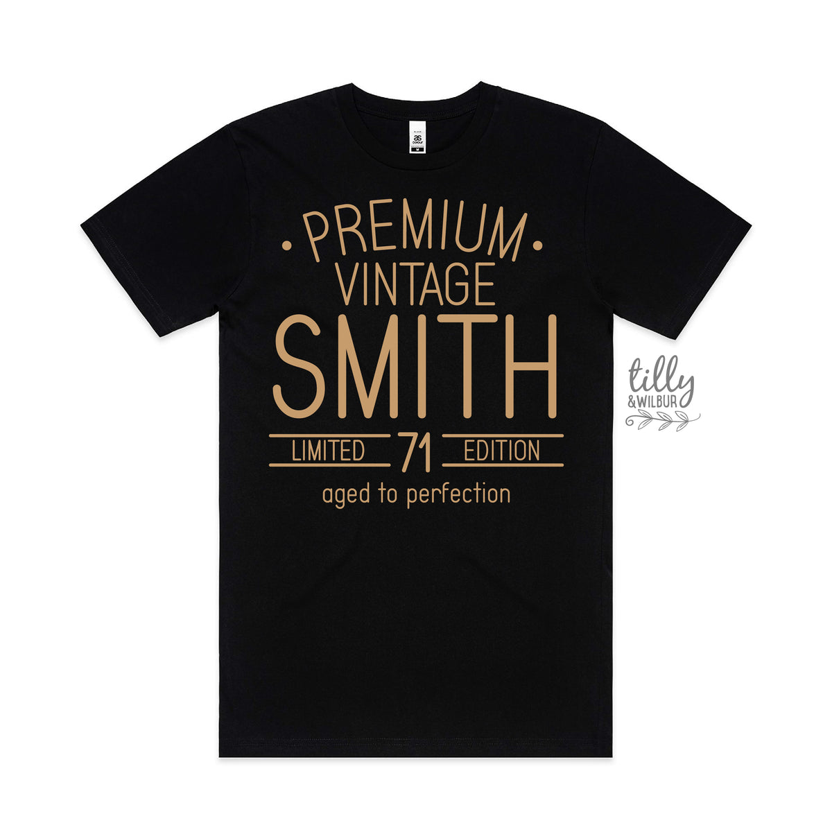 Premium Vintage, Limited Edition &amp; Aged To Perfection With Custom Name &amp; Year (MORE COLOURS &amp; STYLES)