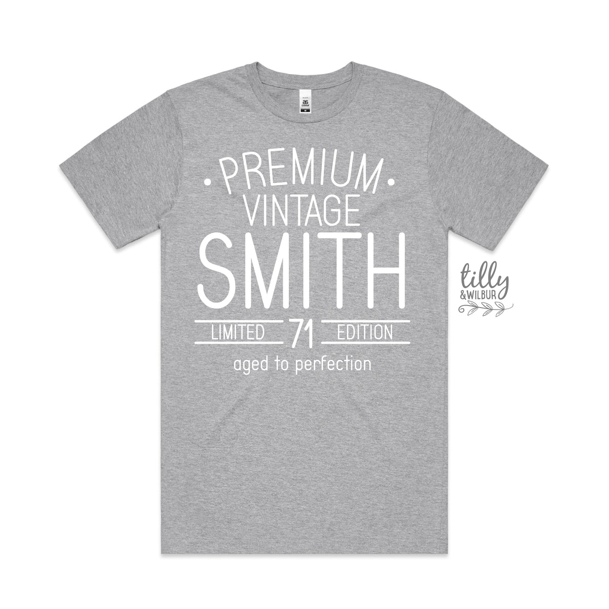 Premium Vintage, Limited Edition &amp; Aged To Perfection With Custom Name &amp; Year (MORE COLOURS &amp; STYLES)