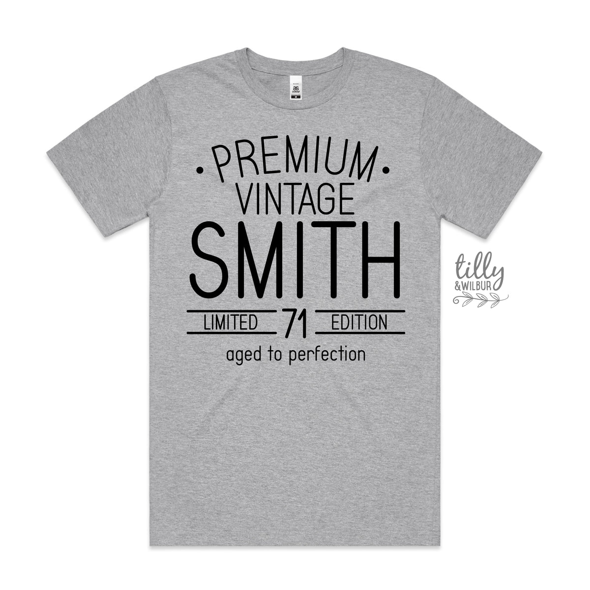 Premium Vintage, Limited Edition &amp; Aged To Perfection With Custom Name &amp; Year (MORE COLOURS &amp; STYLES)