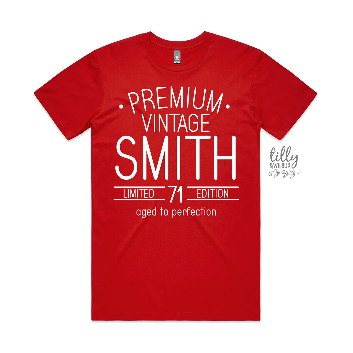 Premium Vintage, Limited Edition &amp; Aged To Perfection With Custom Name &amp; Year (MORE COLOURS &amp; STYLES)