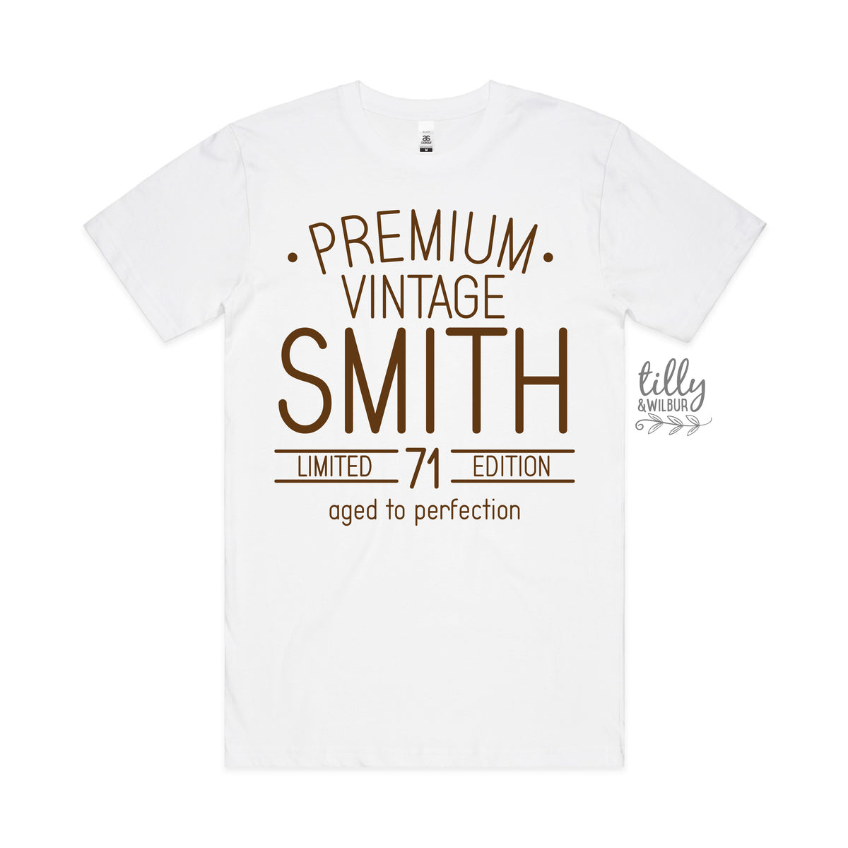 Premium Vintage, Limited Edition &amp; Aged To Perfection With Custom Name &amp; Year (MORE COLOURS &amp; STYLES)