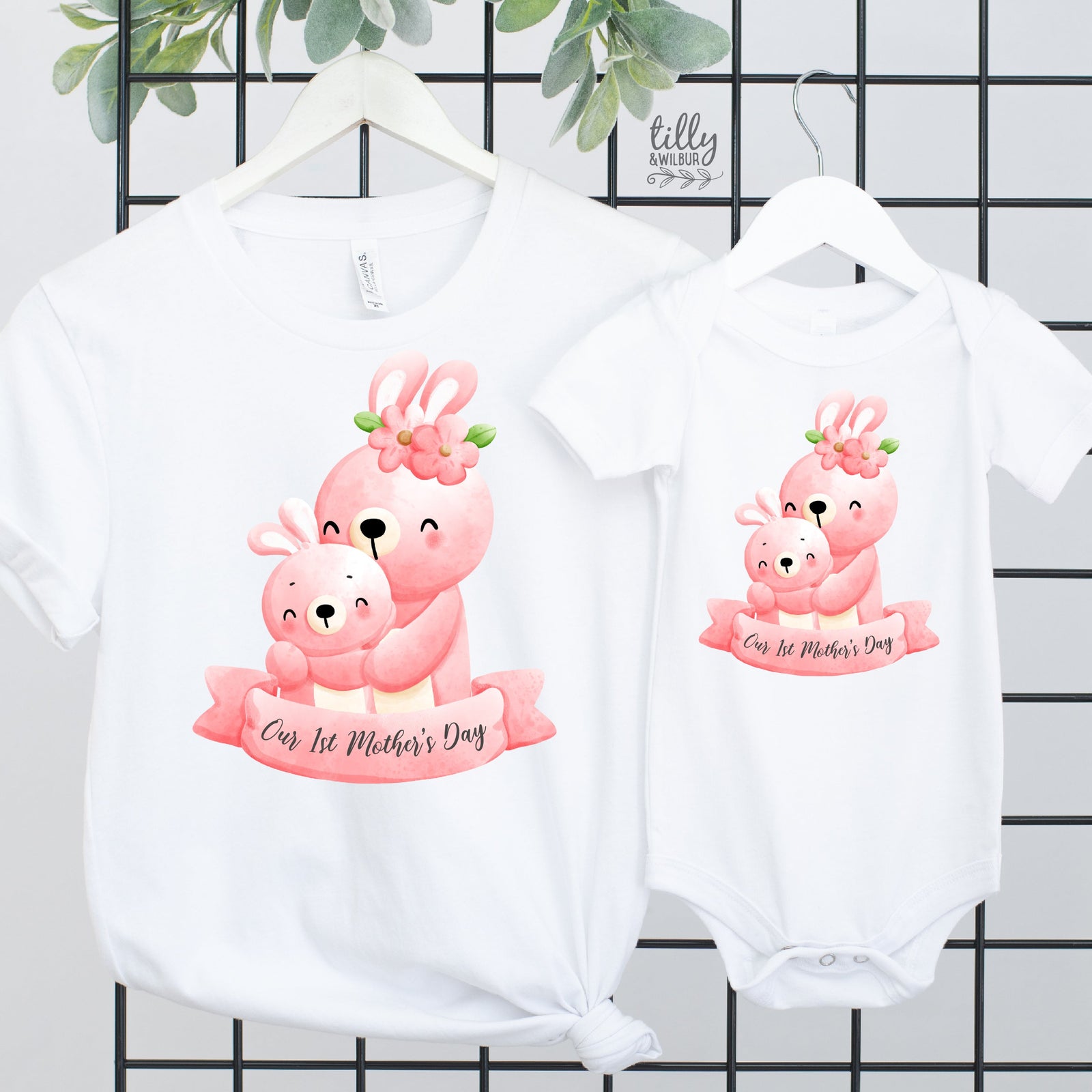 Our First Mother’s Day Matching Outfit | Mum & Baby Bunny Shirts | Mothers Day Matching Family Set Australia