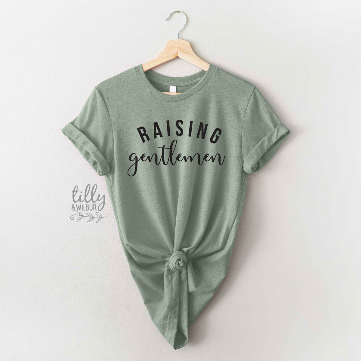 Raising Gentlemen Shirt | Boy Mum T-Shirt | Mum of Boys Tee | Mother’s Day Gift | Neutral Aesthetic Mum Shirt