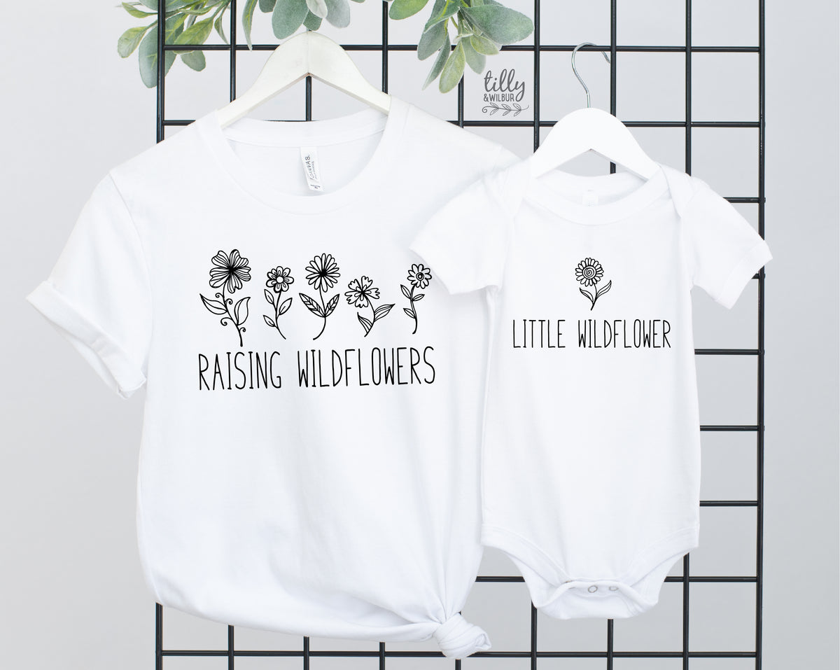 Raising Wildflowers Shirt | Mother’s Day Gift for Mum | Girl Mum T-Shirt Australia | Gift for Mum | All Colours & Styles
