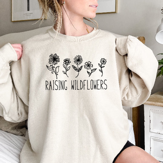 Raising Wildflowers Shirt | Mother’s Day Gift for Mum | Girl Mum T-Shirt Australia | Gift for Mum | All Colours & Styles