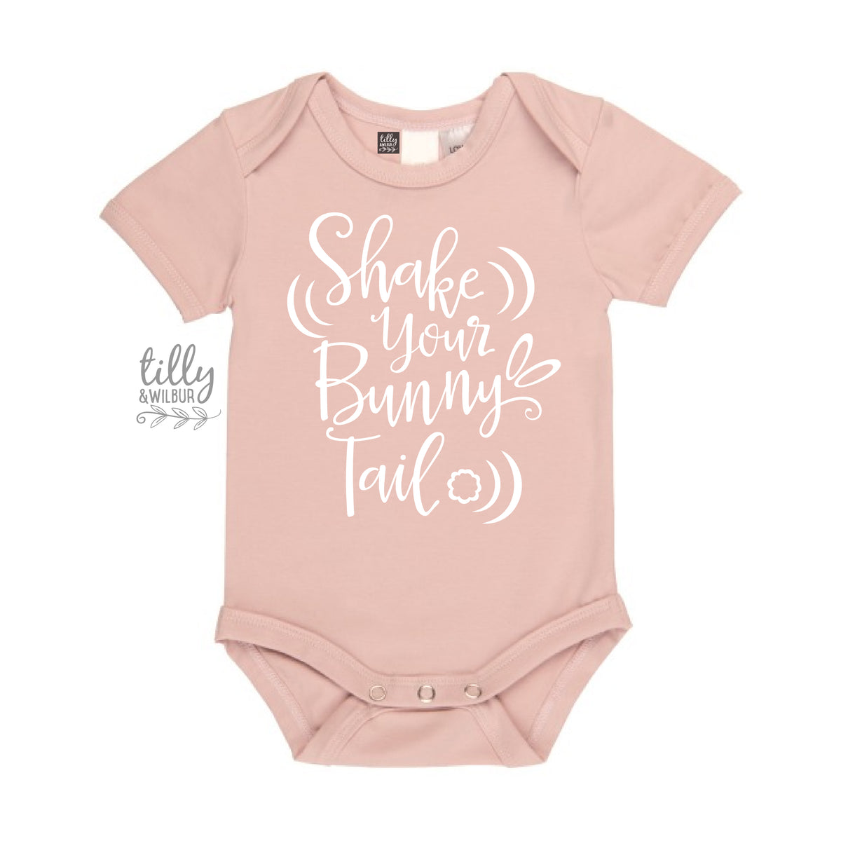 Shake Your Bunny Tail Easter Bodysuit | Cute Funny Baby Easter Outfit Newborn Infant Gift