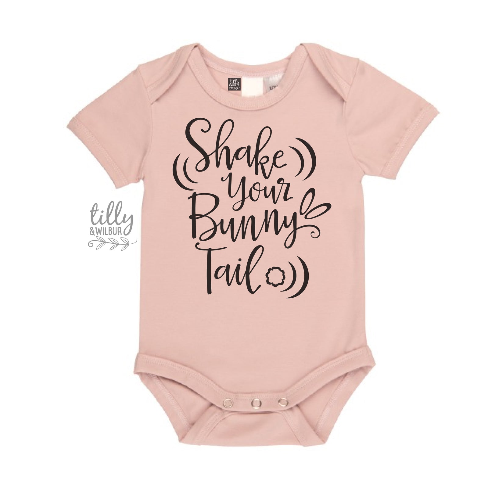 Shake Your Bunny Tail Easter Bodysuit | Cute Funny Baby Easter Outfit Newborn Infant Gift