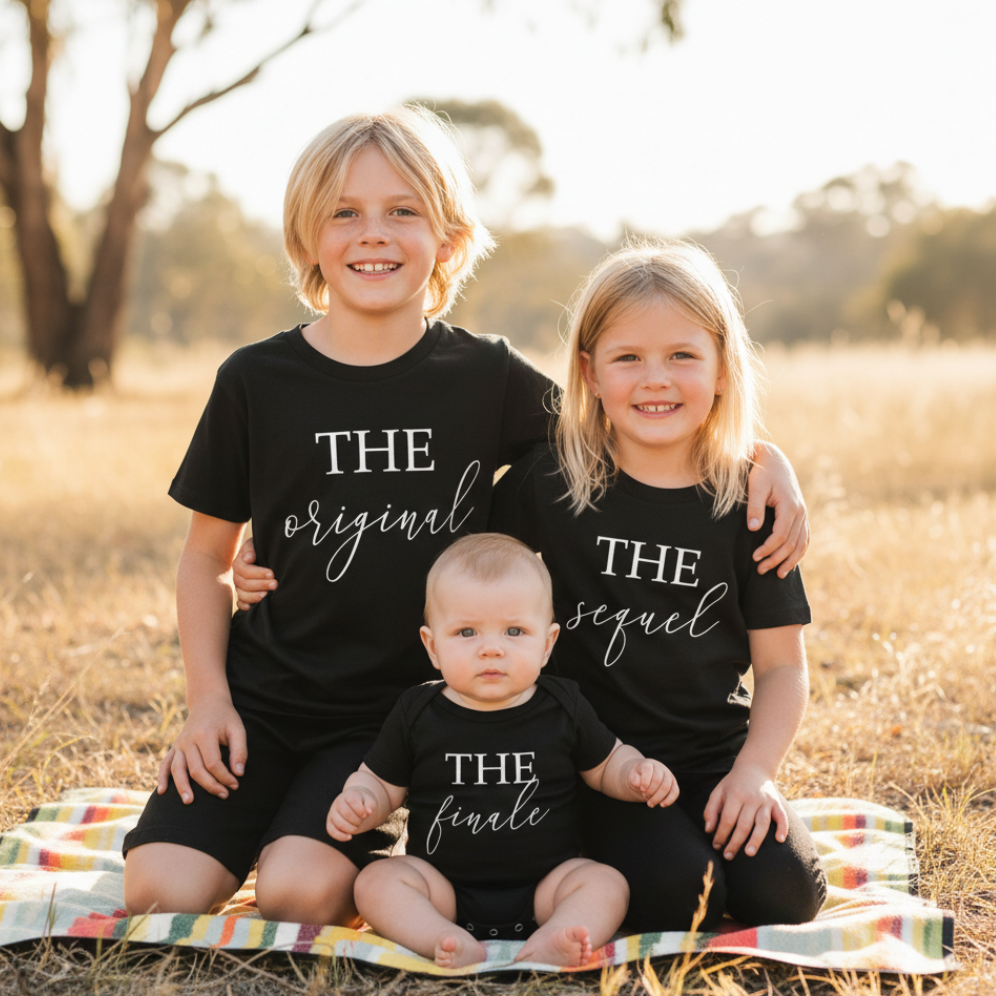 The Original Sequel Finale Matching Sibling T-Shirts &amp; Bodysuit