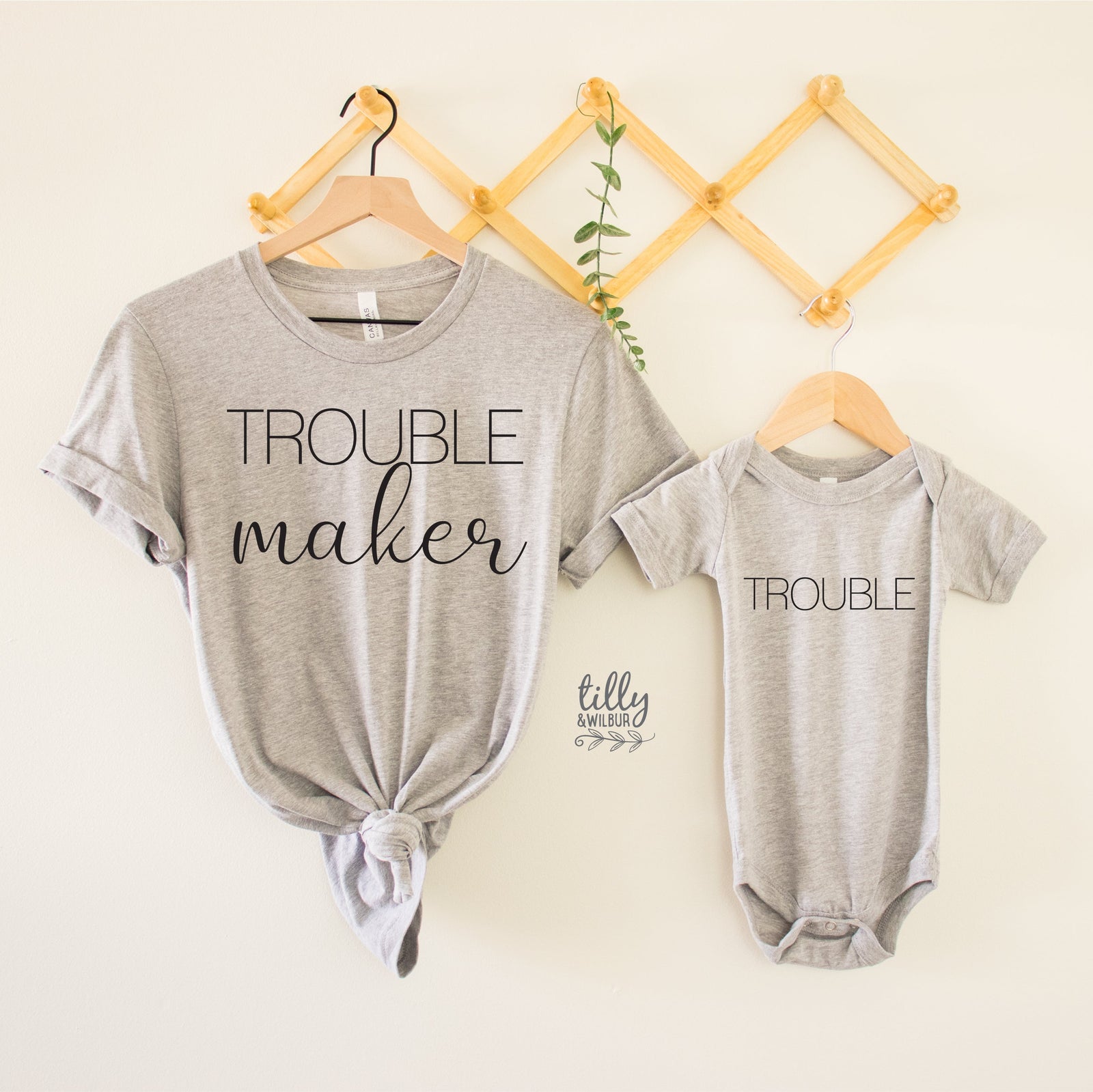 Trouble Maker Shirt | Mother’s Day Gift for Mum | Mum & Kids T-Shirts Australia | Gift for Mum | All Colours & Styles