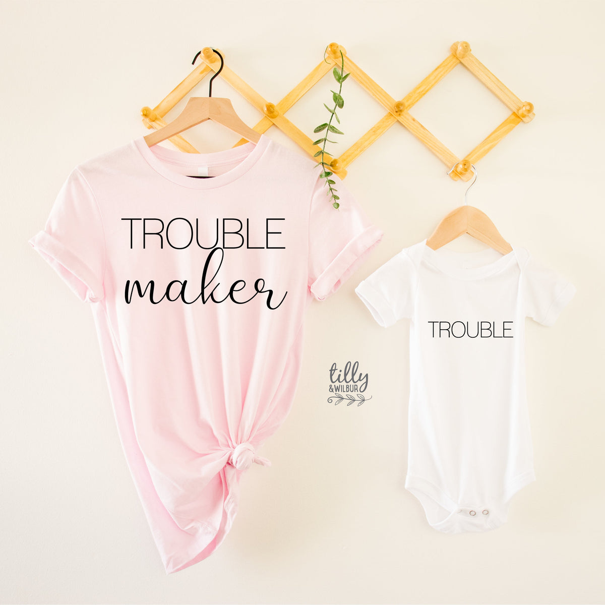 Trouble Maker Shirt | Mother’s Day Gift for Mum | Mum & Kids T-Shirts Australia | Gift for Mum | All Colours & Styles