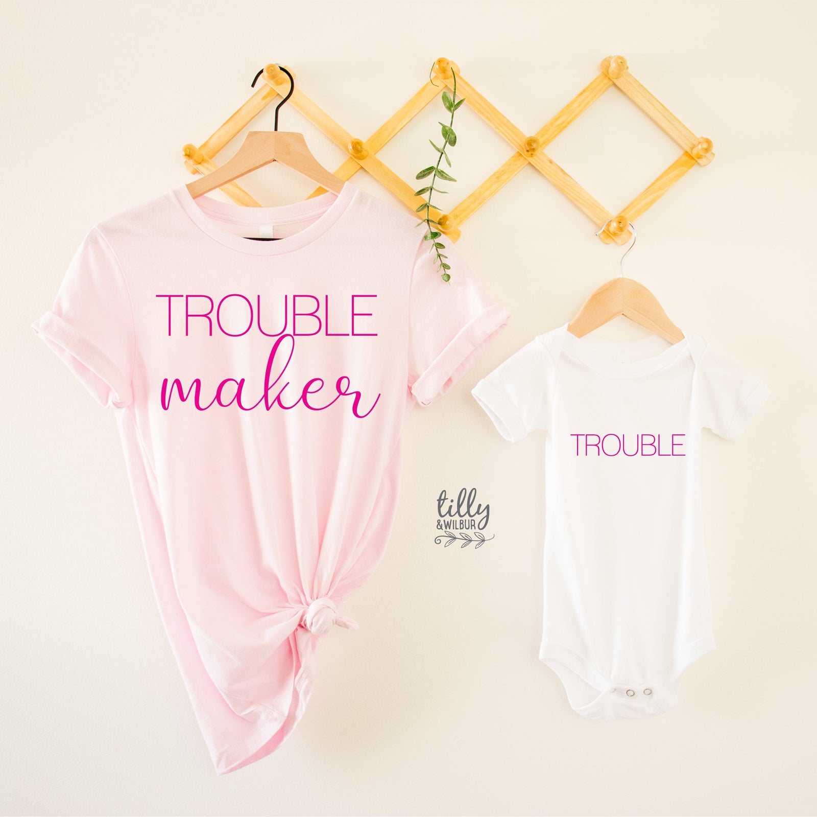 Trouble Maker Shirt | Mother’s Day Gift for Mum | Mum & Kids T-Shirts Australia | Gift for Mum | All Colours & Styles