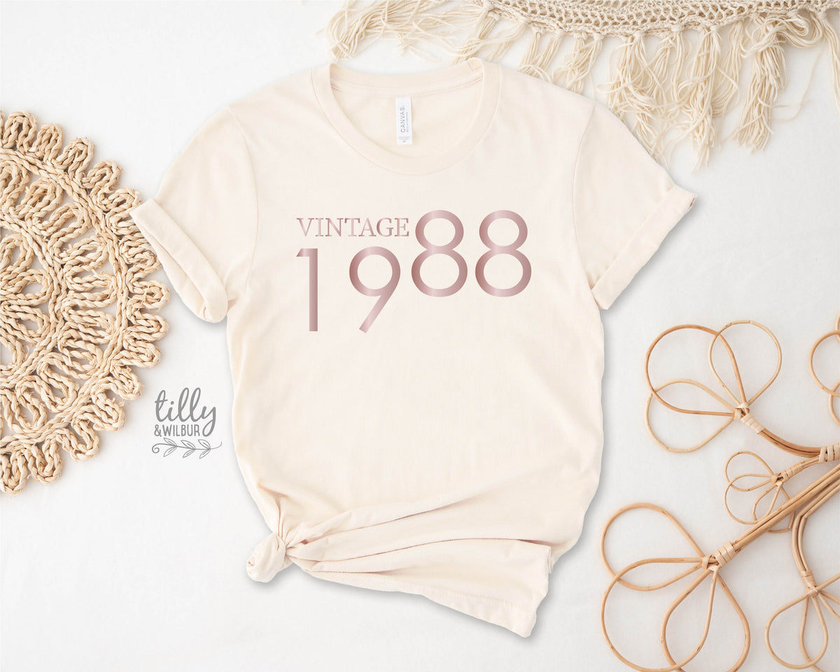 Vintage With Custom Year (MORE COLOURS &amp; STYLES)