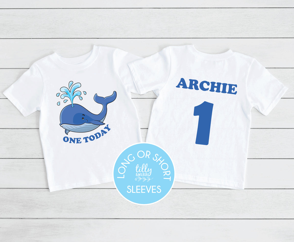 One Today Whale With Custom Name