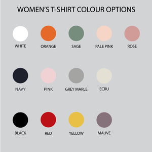 Rabbit Easter T-Shirt For Women- Choose your t-shirt colour