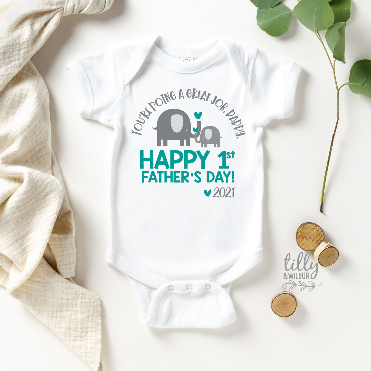 You're Doing A Great Job Daddy Bodysuit – 1st Father's Day Boy