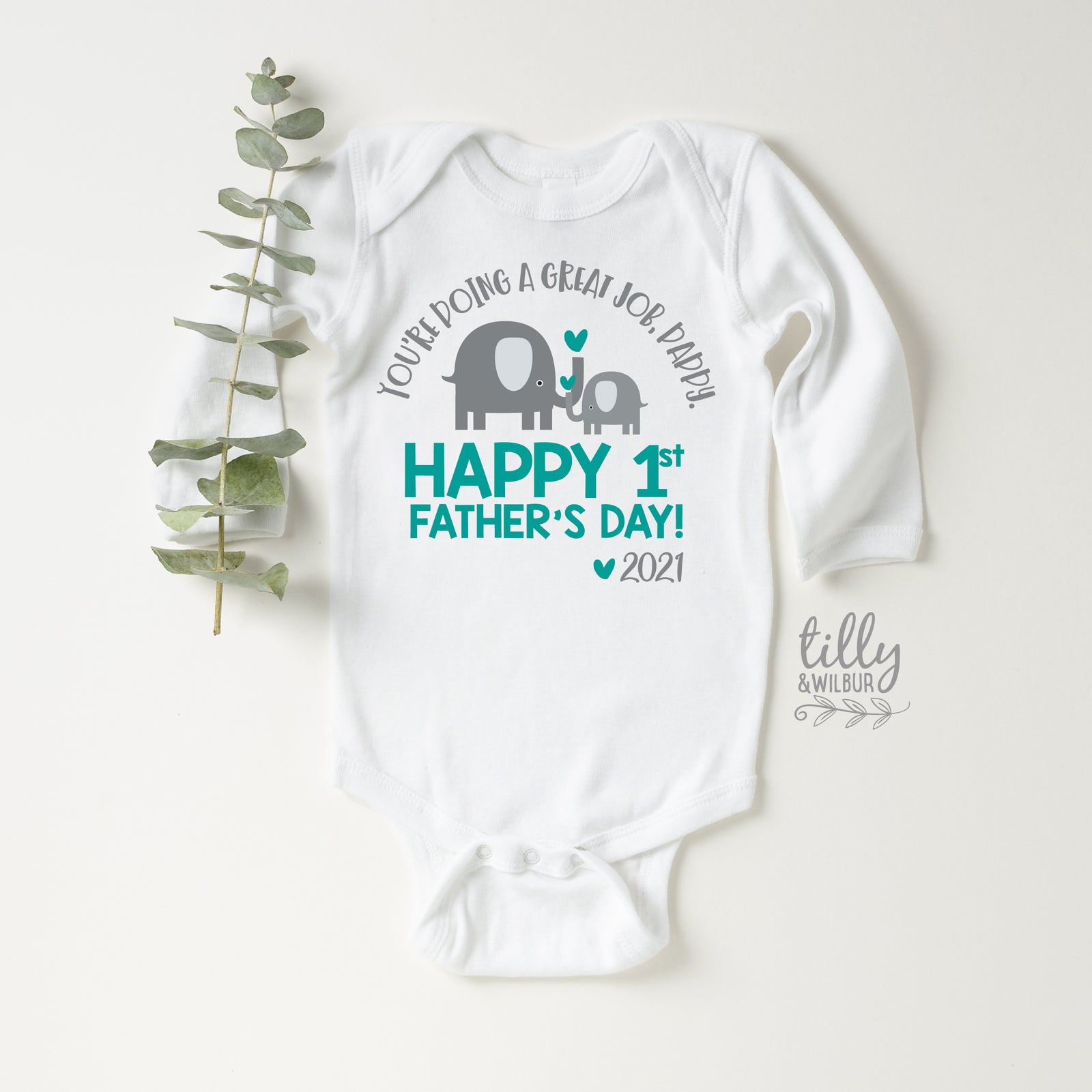 You're Doing A Great Job Daddy Bodysuit – 1st Father's Day Boy