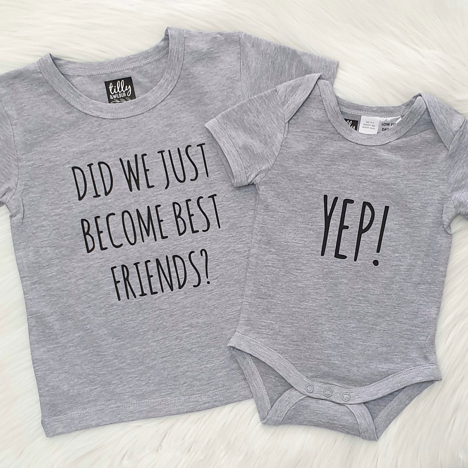 Did We just Become Best Friends? Yep! New Baby Brother Set